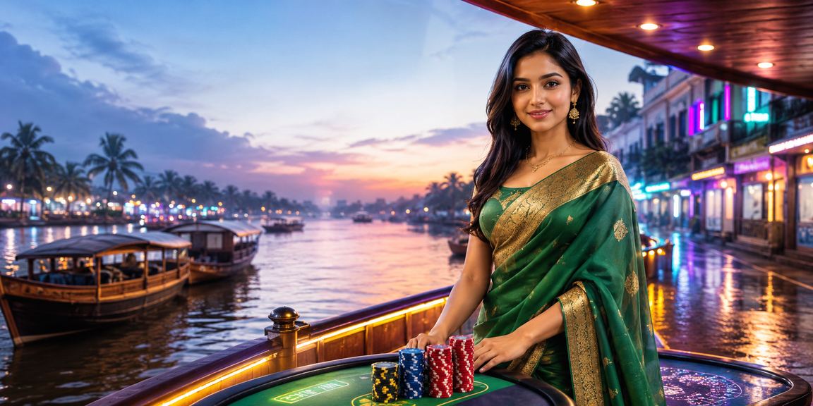 বরিশালে নিয়ন আলোতে ক্রিকেট বেটিং পর্যবেক্ষণ করছেন একজন উত্সাহী দর্শক