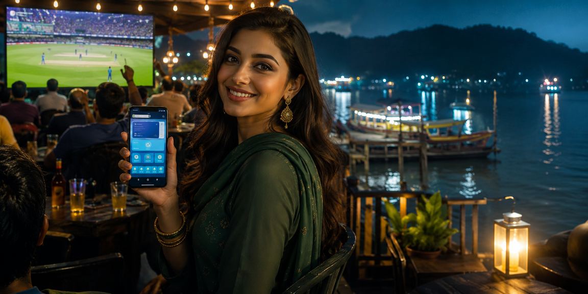রাঙ্গামাটিতে মোবাইলে জ্যাকপট গেমে অংশ নিচ্ছেন একজন ব্যবহারকারী